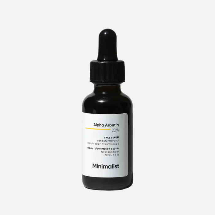 Minimalist Alpha Arbutin 2% Face Serum – Fade Dark Spots & Brighten Skin