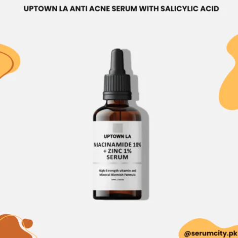 UPTOWN LA Niacinamide 10% + Zinc 1% Radiance Boost Serum Formula for Clear and Glowing Skin