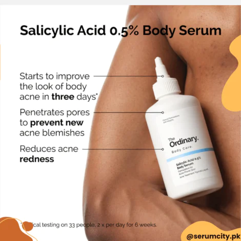 The Ordinary Salicylic Acid 0.5% Body Serum 240ml for Blemish-Prone Skin in Pakistan